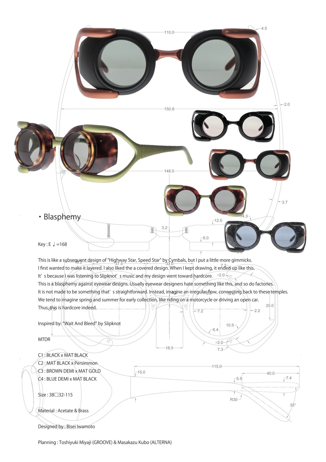 Domination of Reverberation, catalog page