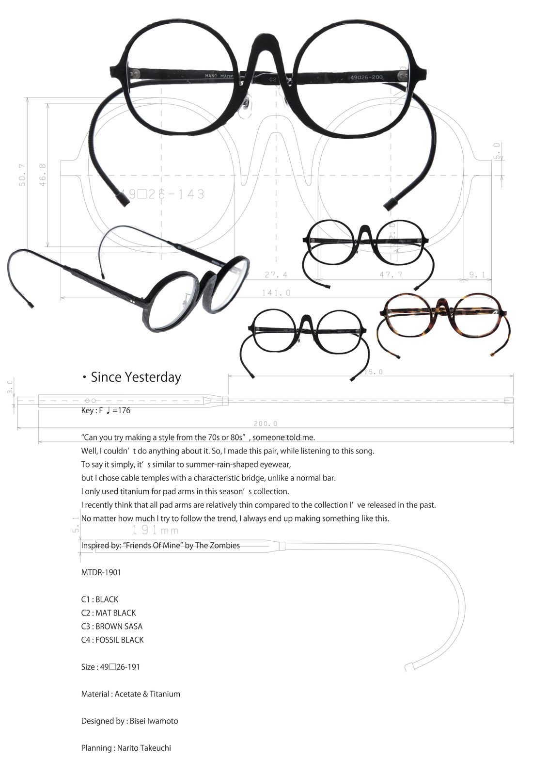 Domination of Reverberation, catalog page