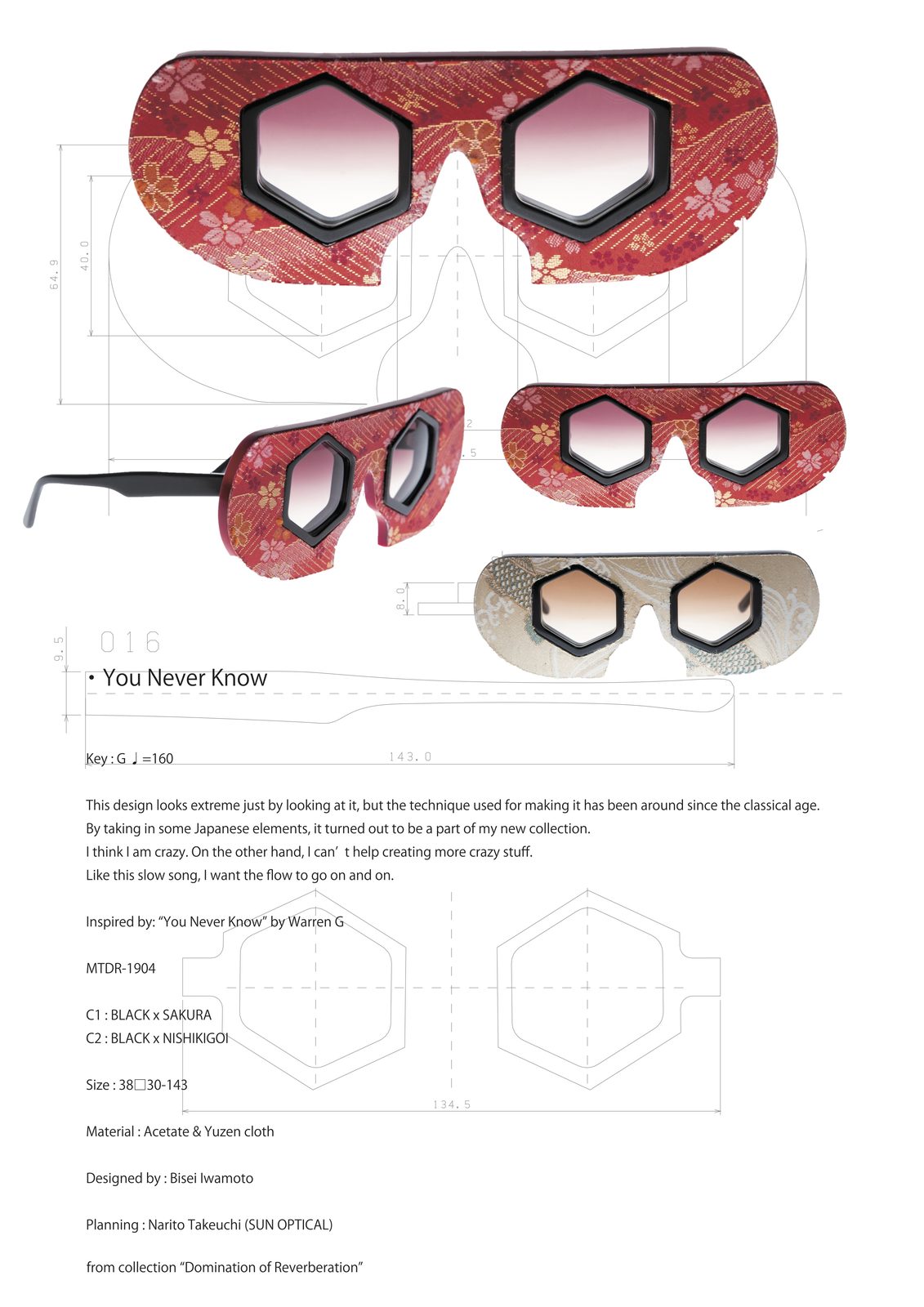 Domination of Reverberation, catalog page